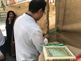 افتتاح نمایشگاه دفاع مقدس در مجتمع درمانگاهی امام رضا (ع) و شهید مطهری