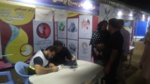 مشارکت کانون بسیج جامعه پزشکی مجتمع درمانگاهی امام رضا (ع) و شهید مطهری در غرفه سلامت
