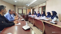 نشست هم اندیشی بررسی سنجه های اعتبار بخشی در مجتمع درمانگاهی امام رضا (ع) و شهید مطهری 