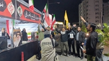 میزبانی موکب درمانگاه شهیدمطهری از عزاداران رهبر شهید 