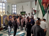 نوای زیارت عاشورا و روضه حسینی در مسجد درمانگاه شهید مطهری و امام رضا (ع)