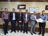دیدار رییس مجتمع درمانگاهی امام رضا (ع) و شهید مطهری با مدیر کل بیمه سلامت استان فارس 